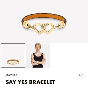 Say Yes LV Bracelet size 19.